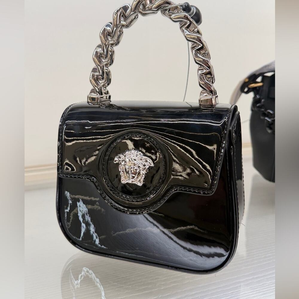 Versace La Medusa Mini Leather Tote NWT - Picture 2 of 6